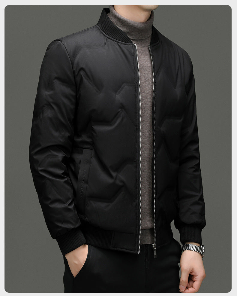 Business Casual Light Thin Warm Down Jacket - WOMONA.COM