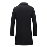 Woolen Coat Men's Mid-length Trench Coat