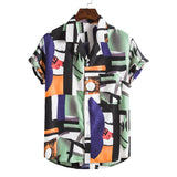 Men Short sleeved beach shirts men - WOMONA.COM