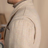 Retro Warm Tweed Lapel British Safari Jacket - WOMONA.COM