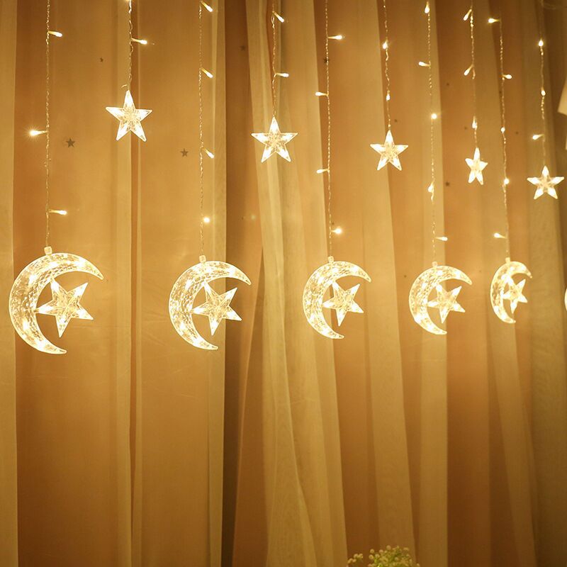 Christmas Curtain Shop Window Lights - WOMONA.COM