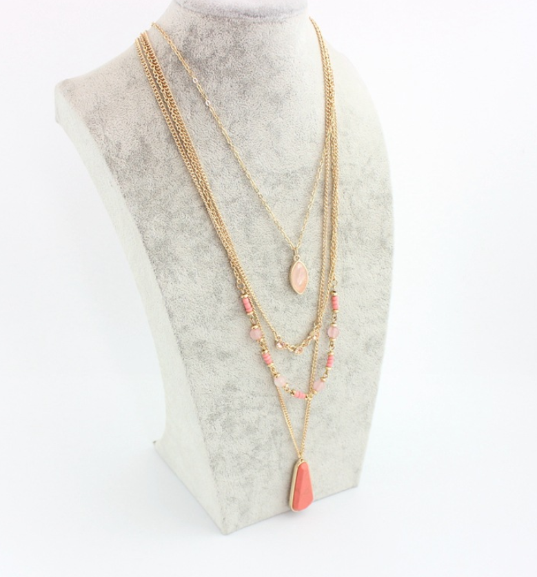 Four-layer Necklace - WOMONA.COM