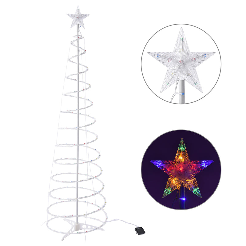 New Style LED Spiral Christmas Tree Light Christmas Spiral Tree - WOMONA.COM