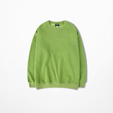 Loose cotton crew neck sweater