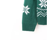 Green christmas sweater - WOMONA.COM