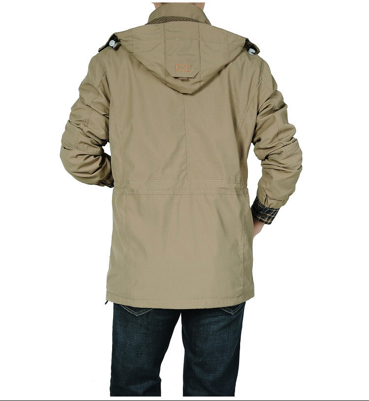 Spring thin Jacket jacket Men's casual outdoor - WOMONA.COM