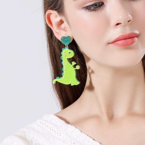 Dinosaur earrings - WOMONA.COM