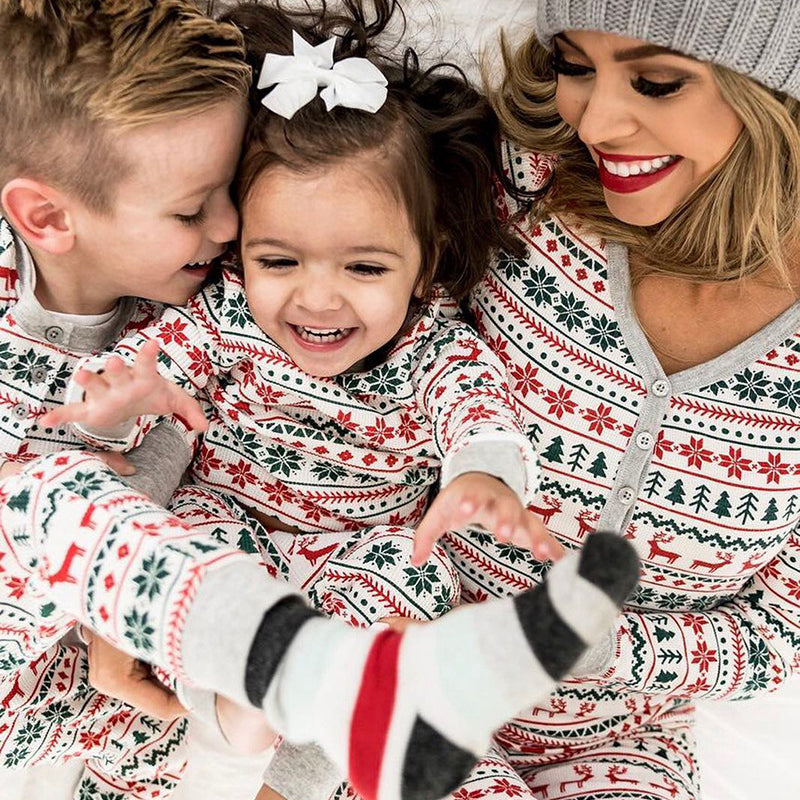 Printed Christmas Family Wear - WOMONA.COM