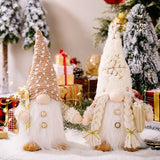 Christmas Fabric Decorative Faceless Doll Ornament - WOMONA.COM