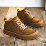 High-top Men's Genuine Leather Fashion Shoes