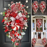 Christmas Upside Down Tree Door Wall Decoration