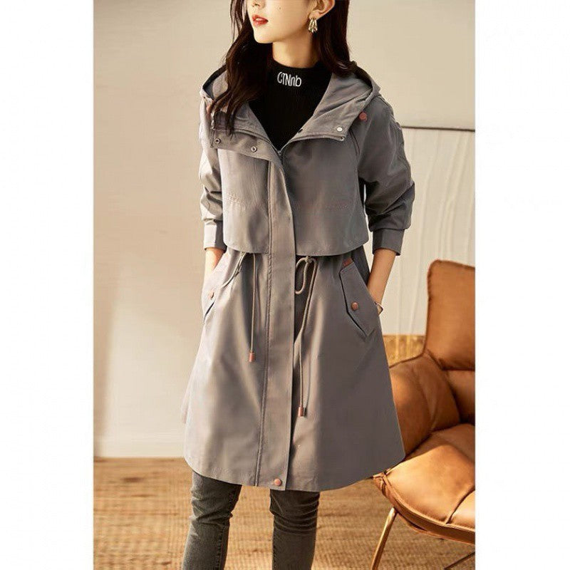 Autumn Windbreaker Korean Fashion Overcoat