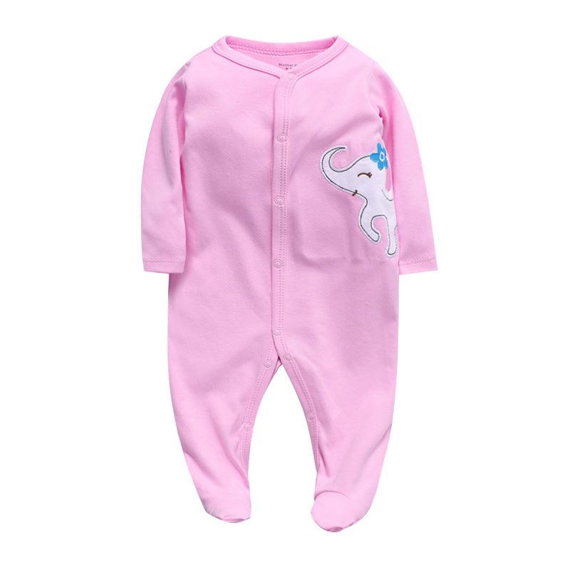 Cotton one-piece clothes baby clothes - WOMONA.COM