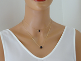 Black Lava Necklace - WOMONA.COM