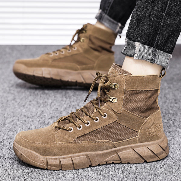 Outdoor Work Boots Summer Cotton Boots Zhongbang Men's Boots - WOMONA.COM