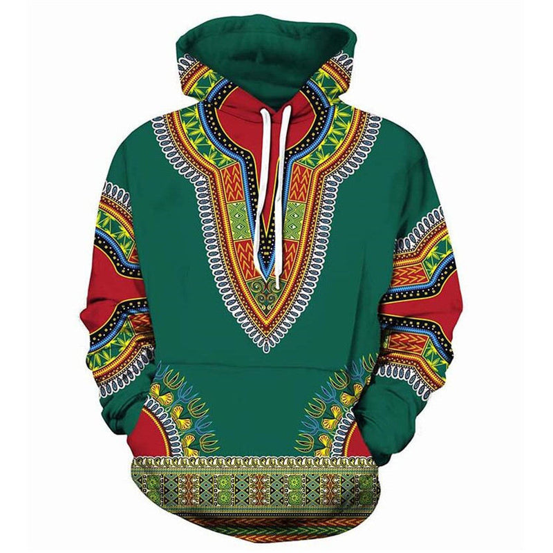 Men Hoodies Sweatshirts African folk-custom 3D Print - WOMONA.COM