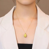 Alluvial Gold Durian Necklace Commemorative Necklace Pendant - WOMONA.COM