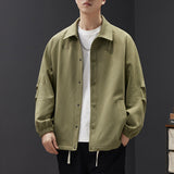 Casual Lapel Button Jacket Men