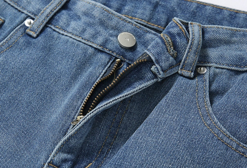 Mode Persönlichkeit Retro Washed Jeans Männer