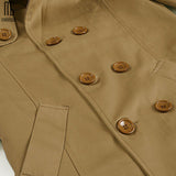 Mid-length men's trench coat - WOMONA.COM