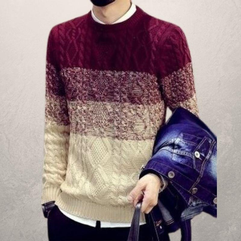 Gradient sweater men - WOMONA.COM