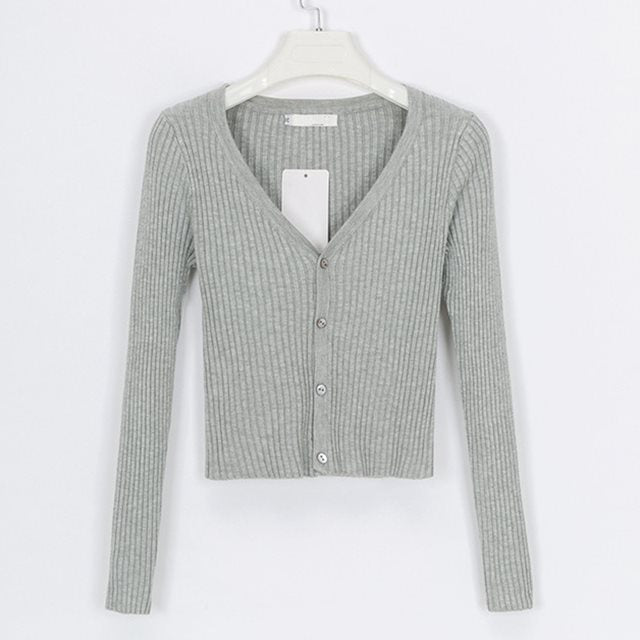 sweater cardigan women Slim sweaters - WOMONA.COM