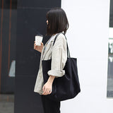 Women Handbags High Capacity Shoulder Bags For Shopping Canvas Totes - WOMONA.COM