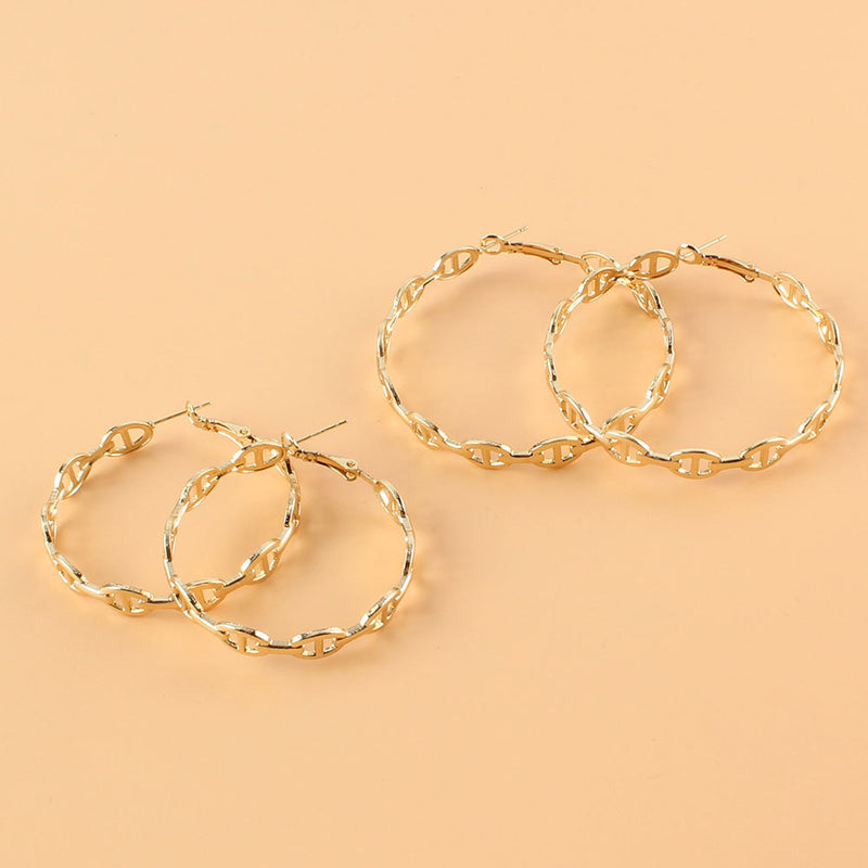 Hoop European And American Style Earrings - WOMONA.COM