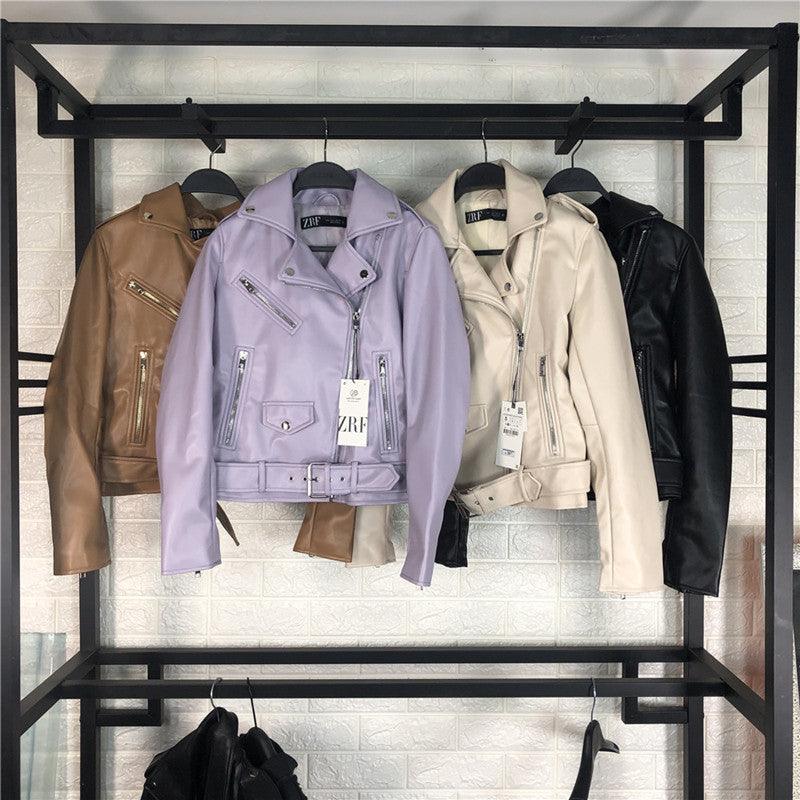 Women's leather jacket - WOMONA.COM