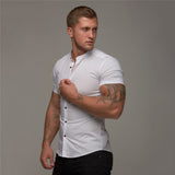 New Summer Shirt Fitness Clothing - WOMONA.COM