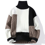 Couple Wear Turtleneck Pullover Thick Sweater - WOMONA.COM