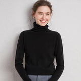 Pile up collared cashmere sweaters - WOMONA.COM