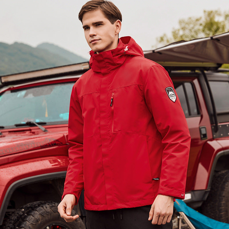 Cotton Waterproof Liner Windproof Shell Jacket - WOMONA.COM