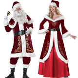 Santa couple costume Christmas dress - WOMONA.COM