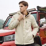 Cotton Waterproof Liner Windproof Shell Jacket - WOMONA.COM