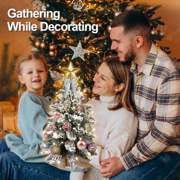 22in Tabletop Christmas Tree With Light Artificial Small