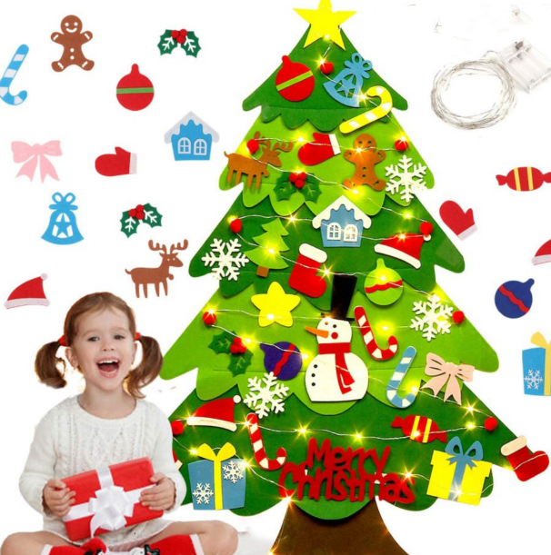 Felt cloth to decorate the Christmas tree - WOMONA.COM