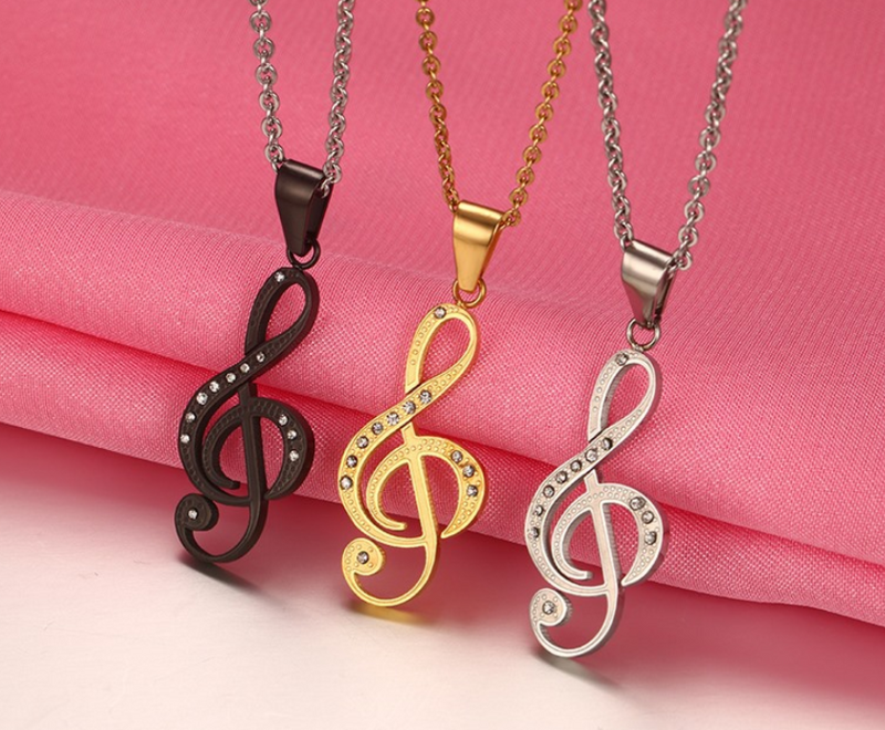 Note necklace - WOMONA.COM