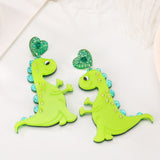 Dinosaur earrings - WOMONA.COM