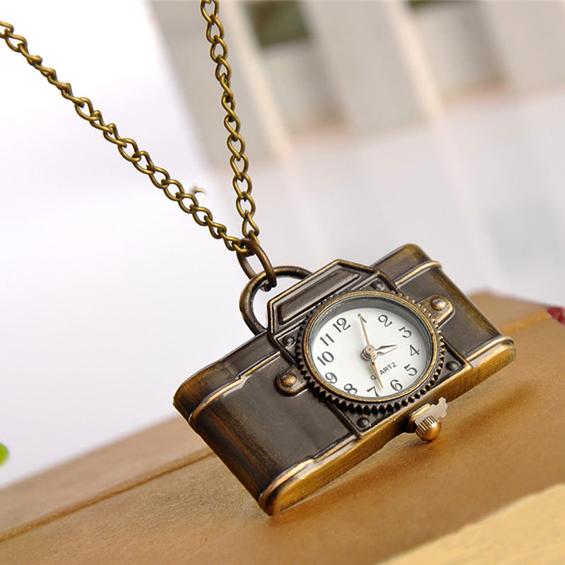 Camera Watch Necklace - WOMONA.COM