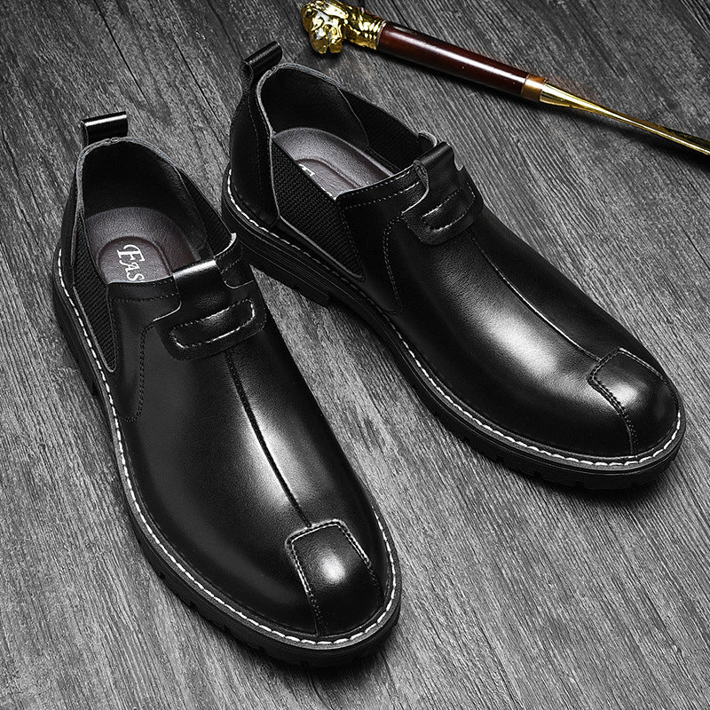 Casual leather shoes men loafers - WOMONA.COM