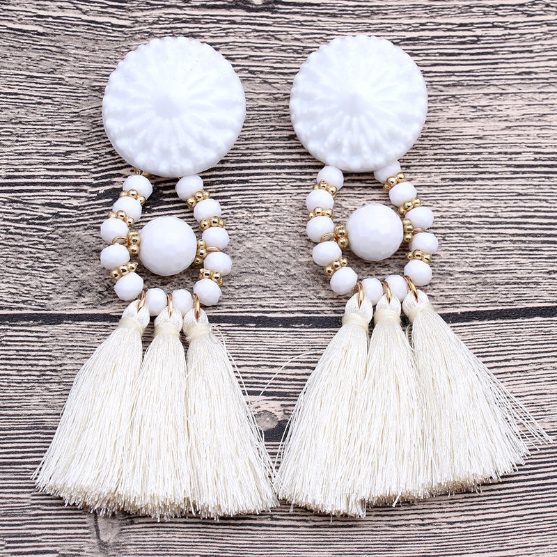 Tassel earrings - WOMONA.COM