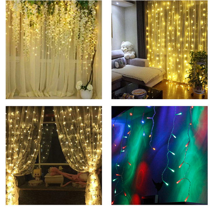 Christmas LED Curtain Lights - WOMONA.COM