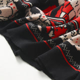 Christmas sweater couple loose jacquard sweater - WOMONA.COM