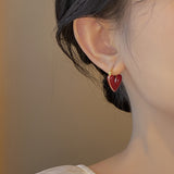 Advanced Sense Love Heart Earrings - WOMONA.COM