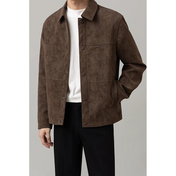 Chaqueta corta ligeramente madura para hombre