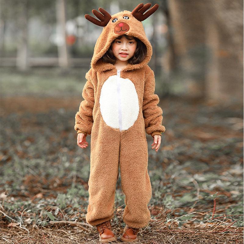 Children's Fashion Simple Animal Christmas - WOMONA.COM