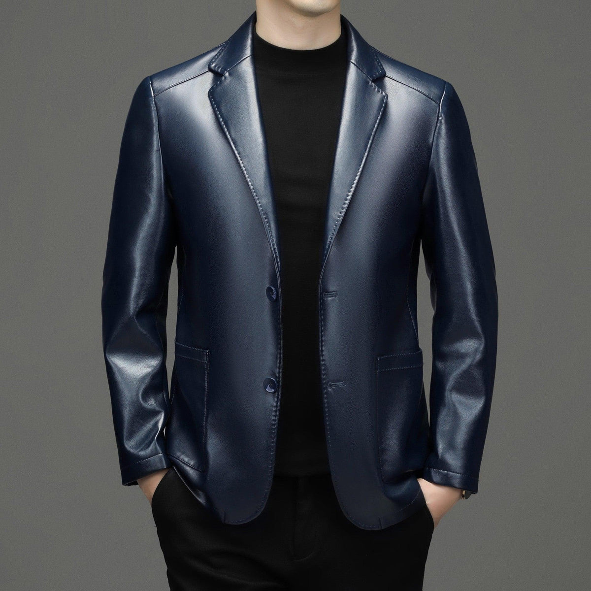 Autumn And Winter Leather Jacket - WOMONA.COM