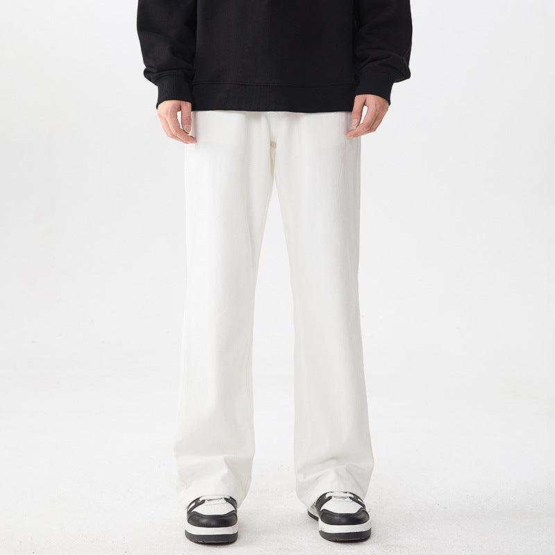 Men's Stone-Washed Jeans – Black or White