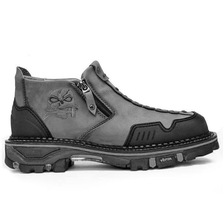 Men's Fashion Halloween Skull Booties - WOMONA.COM